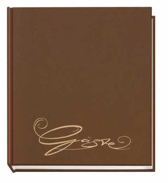 Image Gästebuch d-braun 205x240 m. Farbpräg.