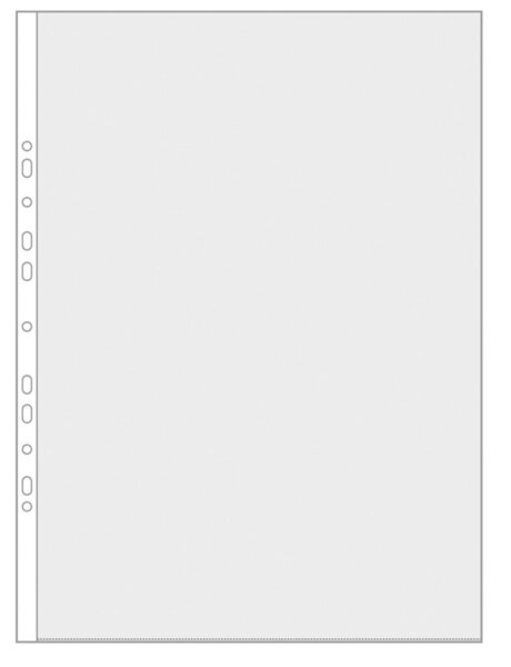 Image Prospekthüllen, DIN A3 hoch, PP, glasklar, 80 my, Eurolochung