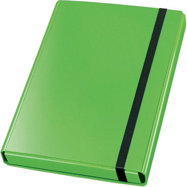 Image Sammelbox Velocolor A4, hellgrün, 3 feste Innenklappen, Gummiband,