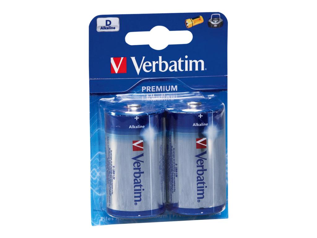 Image VERBATIM Alkaline D 2er Pack