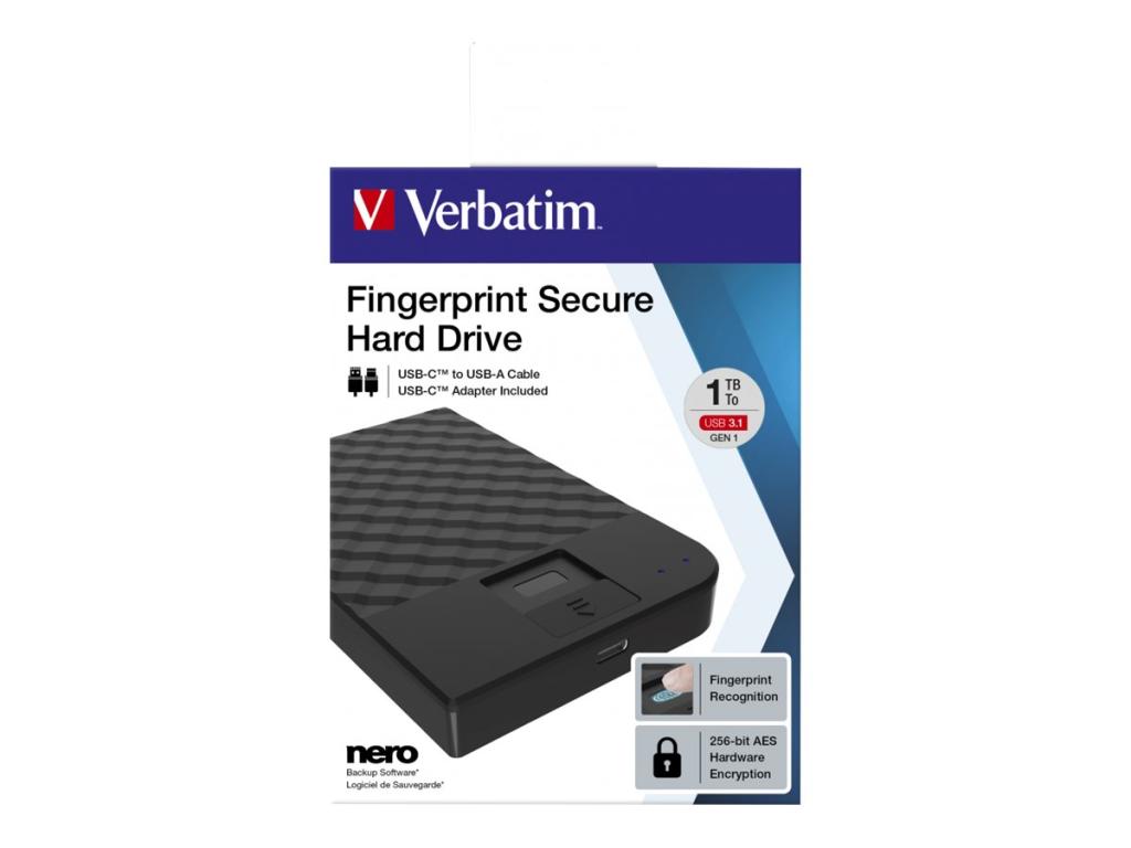 Image VERBATIM Fingerprint Secure 1TB