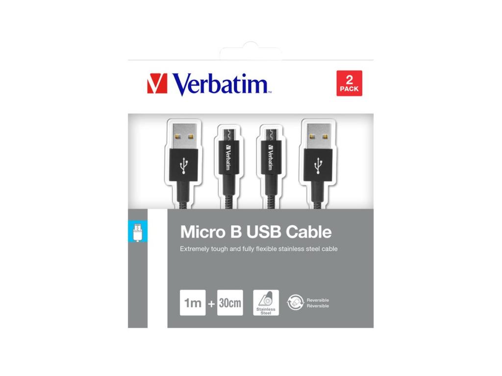 Image VERBATIM MICRO B USB CABLE SYNC CHARGE