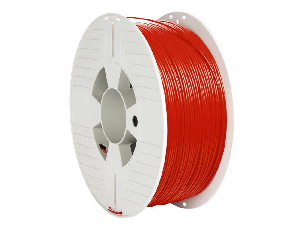 Image VERBATIM PET-G-Filament 1,75 mm - 1 kg - Rot (55053)