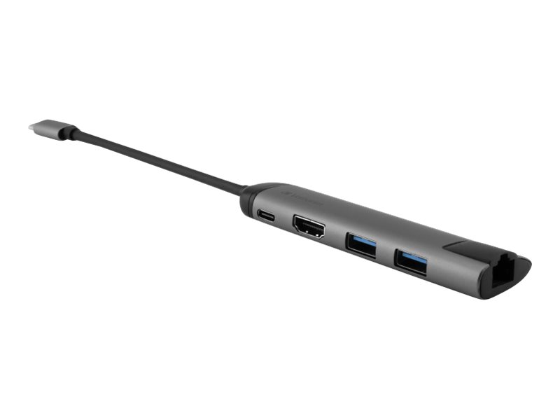 Image VERBATIM USB-C HUB Adapter USB 3.1 GEN 1/ USB 3.0 x 2 HDMI RJ45