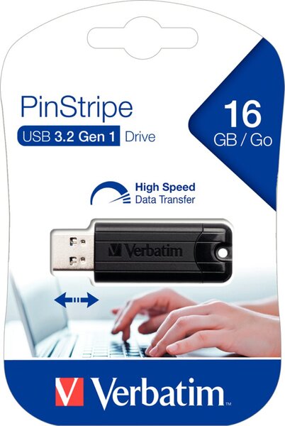 Image VERBATIM USB3.0 16GB HI-SPEED STORE'N'GO DRIVE (black)