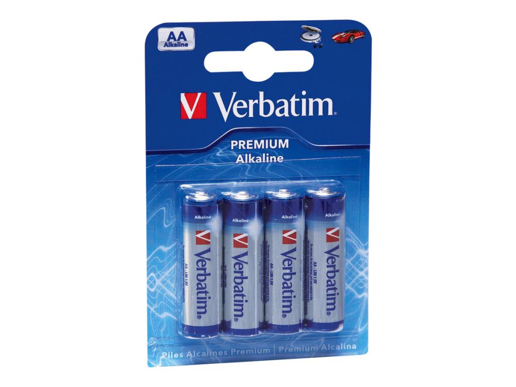 Image Verbatim Batterie Alkaline AA 4er Pack