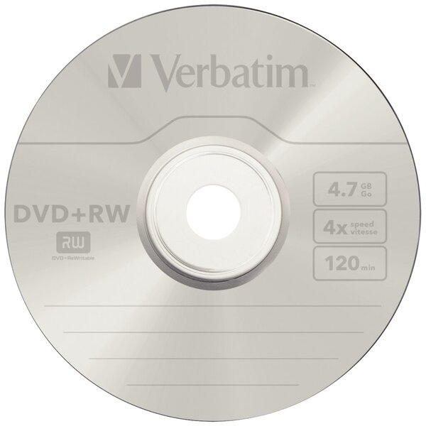 Image Verbatim DVD+RW 4.7GB 4x, 5er Jewelcase