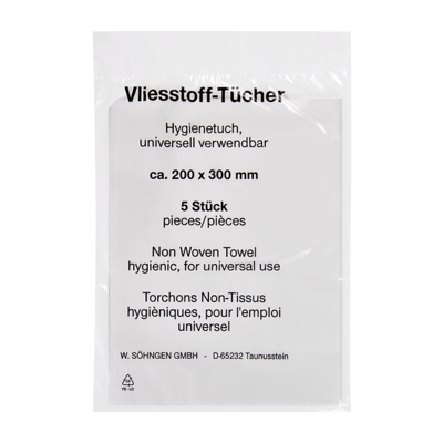 Image Vliesstoff-Tücher 200 x 300 mm | 5 Stück/Pack <br>Hygienetuch, universell verwendbar