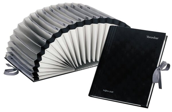 Image Vorordner A-Z 20 Fächer schwarz Fächer seitlich geschlossen