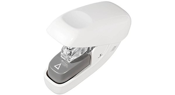 Image WEDO Heftgerät Mini klammerlos, Heftleistung: 5 Blatt, weiß vom Hefter gestantz