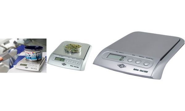Image WEDO Paketwaage WEDO Wägebereich (max.) 5 kg Ablesbarkeit 1 g netzbetrieben, ba