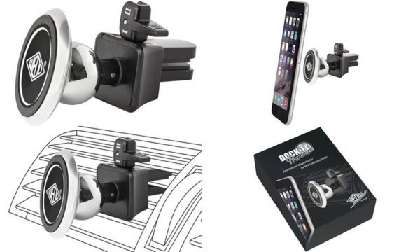 Image WEDO Smartphone-KFZ-Magnethalter "Dock-it Premium" Mini-Halterung für alle Smar