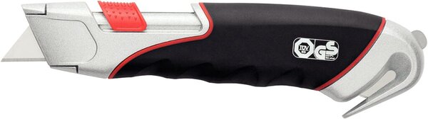 Image WEDO Super Safety-Cutter, Klinge: 19 mm, schwarz/rot integrierter Folienschneid