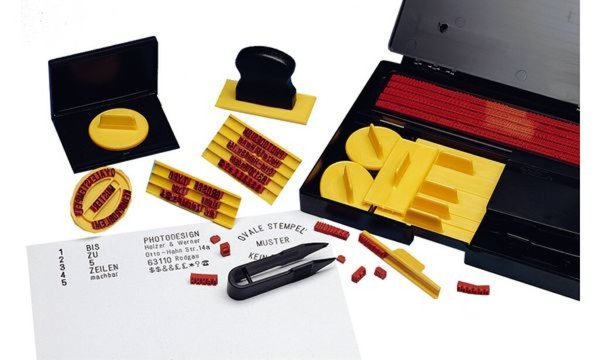 Image WEDO Typendruckerei mit 601 Stempel typen (62514881)
