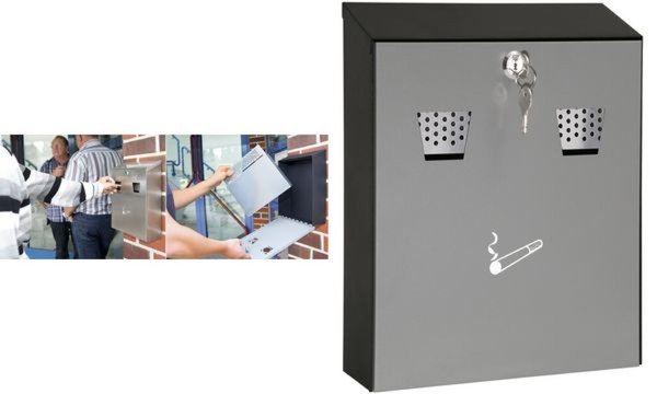 Image WEDO Wandascher kompakt, 3,1 Liter, aus Stahlblech (62005100)