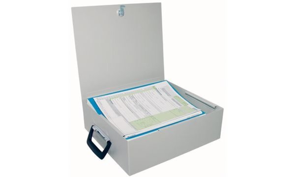 Image WEDO Werner Dorsch Lever Arch File - Behälter für Dokumente - Stahl - Hellgrau 