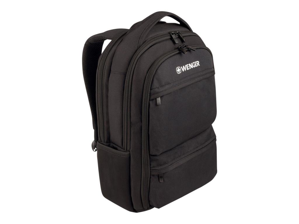 Image WENGER Fuse 15.6"/40 Cm Laptop Backpack, Black, 600630 (600630)