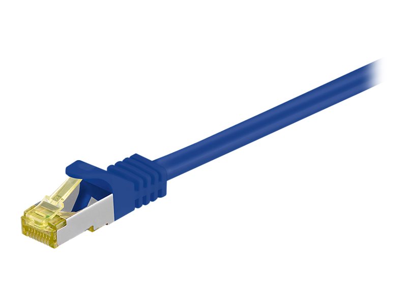 Image WENTRONIC 10m Cat7 S/FTP - RJ-45 - RJ-45 - Männlich/männlich - Gold - Cat7 - S/