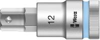 Image WERA Innen-Sechskant Steckschlüssel-Bit-Einsatz 12 mm 1/2" (12.5 mm) Produktabm
