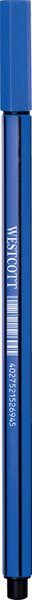 Image Westcott Fineliner 0,4 mm, blau mit metallgefasste Schreibspitze