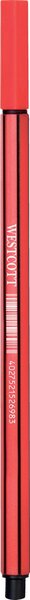 Image Westcott Fineliner 0,4 mm, rot mit metallgefasste Schreibspitze