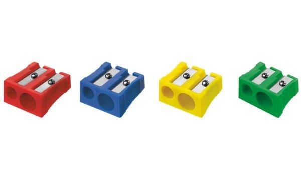 Image WESTCOTT Doppel-Spitzer, aus Kunsts toff, 4 Farben sortiert (62350090)