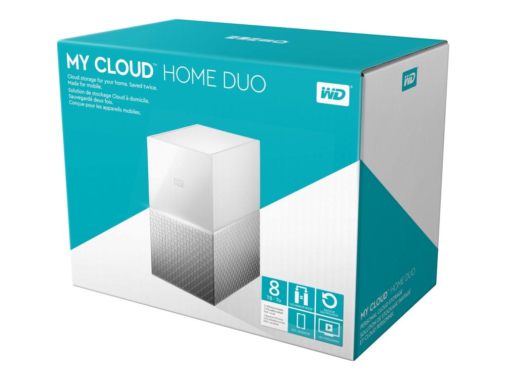 Image WESTERN DIGITAL WD My Cloud Home Duo 8TB
