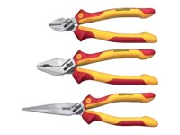 Image WIHA Zangen Set Industrial electric Kombi-, Flachrundzange, Seitenschneider 3-t