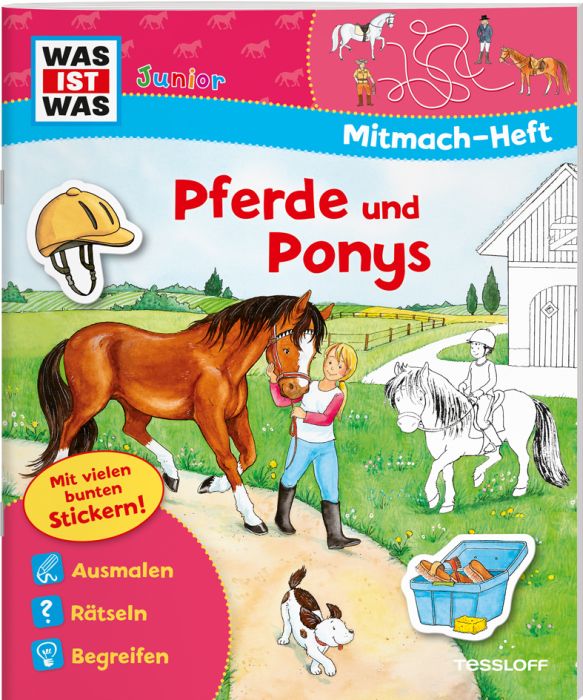 Image WIW Junior Mitmach-Heft: Pferde & Ponys, Nr: 978-3-7886-2000-4