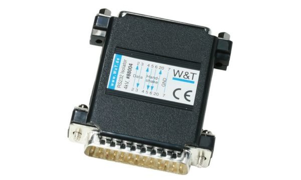 Image W&T Optischer Isolator RS232 - 4 KV , 0 - 115.200 Baud (11273001)