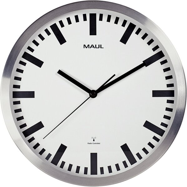 Image Wandfunkuhr pilot Ø 30 cm, Aluminium klassisches Design