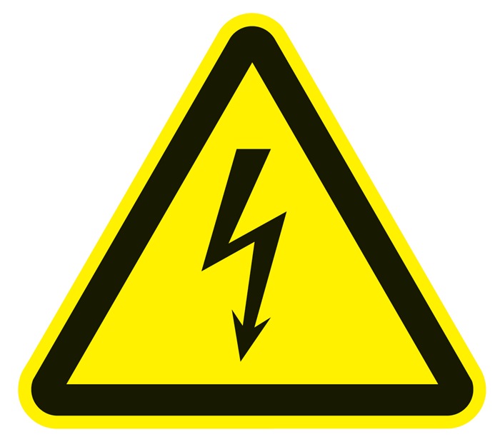 Image Warnzeichen ASR A1.3/DIN EN ISO 7010 200mm Warnung vor Spannung Ku.