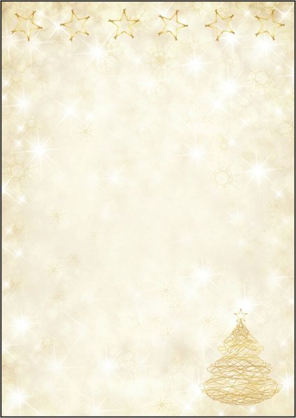 Image Weihnachts-Motiv-Papier A4 90 g/qm Gracefull Christmas m. allen InkJet-