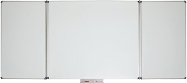 Image Whiteboard Klapptafel, grau beschriftbar/magnethaftend, 100x120cm