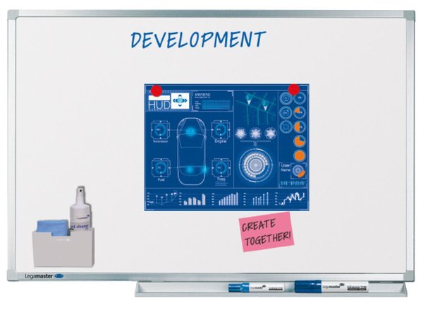Image Whiteboard PROFESSIONAL 155x220cm weiß, für Leichtbauwände geeignet