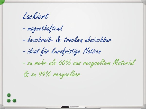 Image Whiteboard Schreibtafel U-Act, 30x40cm, magnethaftend, weiß,