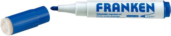 Image Whiteboardmarker MagWrite blau Rundspitze 1-3mm mit Schwamm