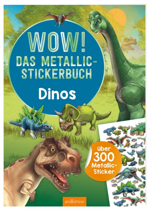 Image Wow! Das Metallic-Stickerbuch - Dino, Nr: 133939