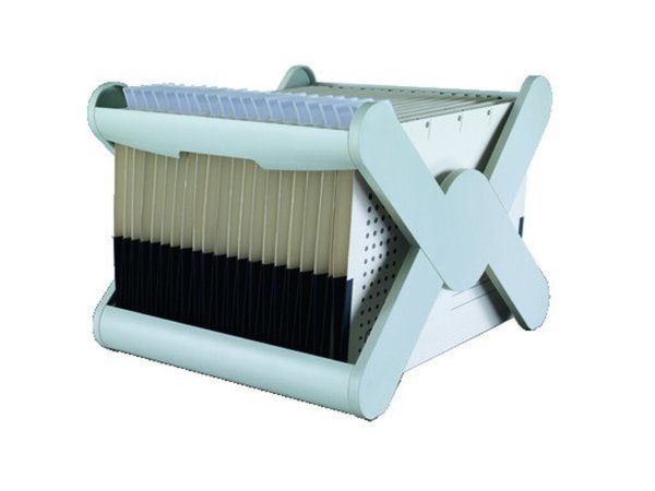 Image X-Cross Hängeregistraturkorb Lichtgrau # 19071-11