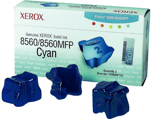 Image XEROX Phaser 8560MFP 3 Cyan feste Tinten