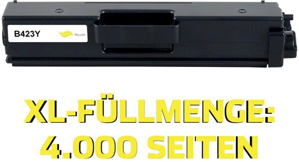 Image New Build Toner ersetzt Brother TN-423Y, gelb, für HL-HL-L8260CDW
