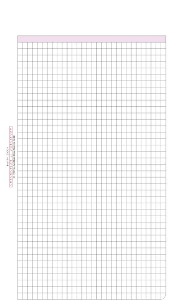 Image ZWECKFORM AVERY Zweckform CHRONOPLAN Karo Blatt, Midi, 25 Blatt 80 g-qm, Formul
