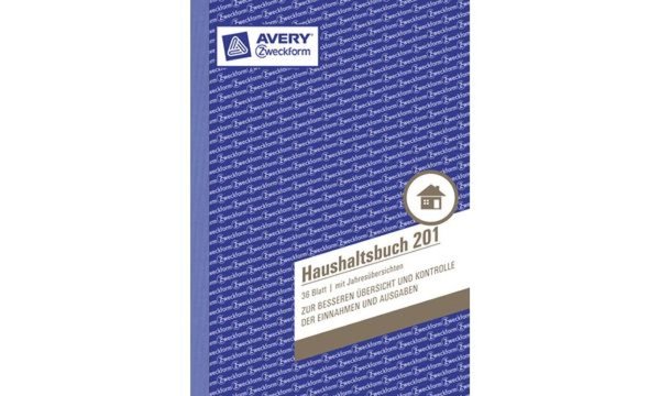 Image ZWECKFORM AVERY Zweckform Formularbuch "Haushaltsbuch", A5, 36 Blatt beidseitig