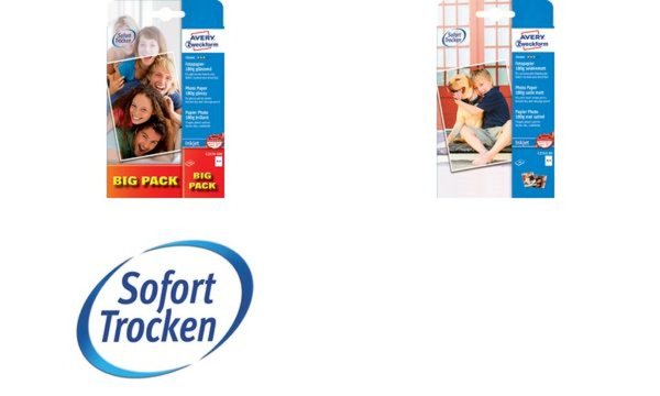 Image ZWECKFORM Fotopapier Avery-Zweckform Classic Photo Paper Inkjet C2522-60 10 x 1