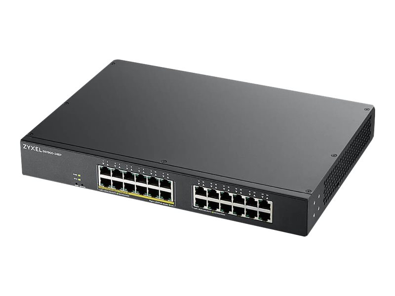 Image ZYXEL Switch 19" 24x GbE L2 GS1900-24HP 12x PoE+ Ports,130W