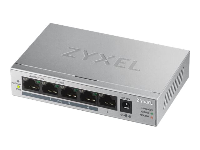 Image ZYXEL Switch 5x GS1005 PoE+