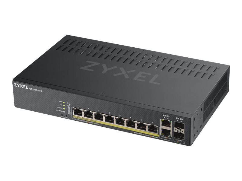 Image ZYXEL Switch  8x GE GS1920-8HPV2 PoE+