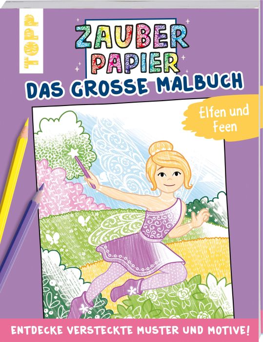 Image Zauberpapier Großes Malbuch Elfen Feen, Nr: 4647