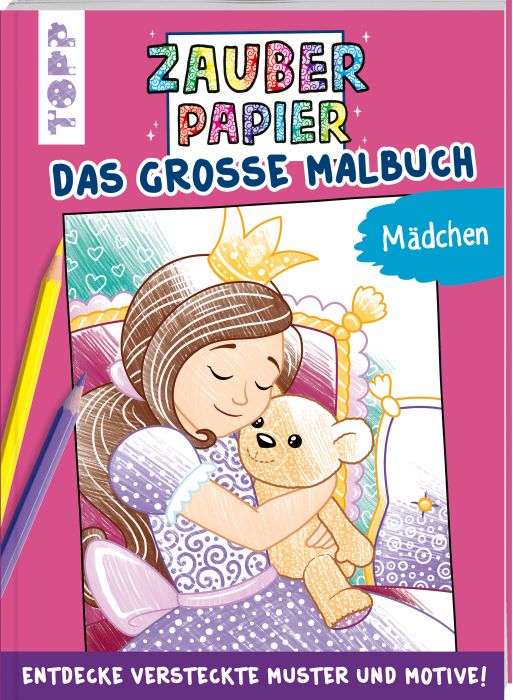 Image Zauberpapier Großes Malbuch Mädchen, Nr: 4479