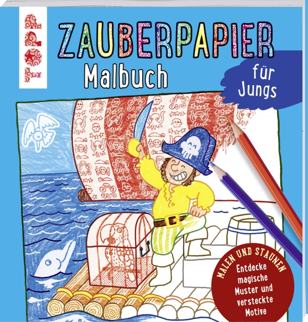 Image Zauberpapier Malbuch Jungs, Nr: 7494